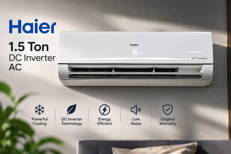 Haier 1.5 Ton DC Inverter AC | Original Warranty