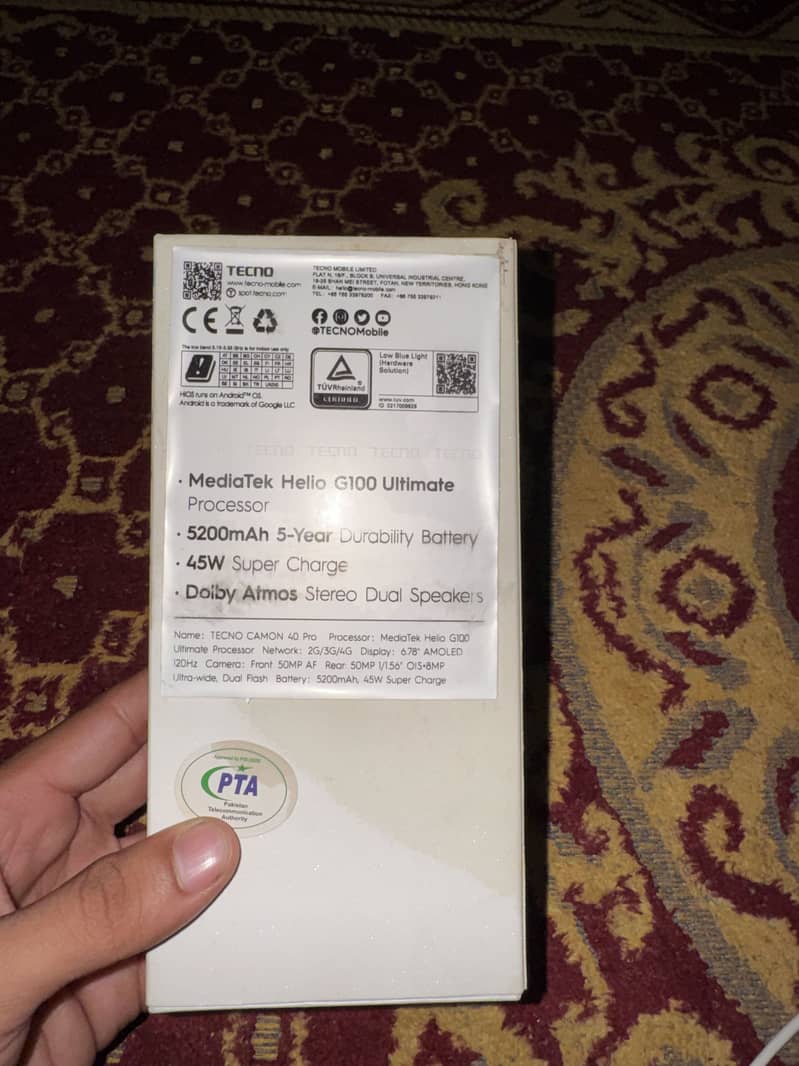 Tecno CAMON 40 Pro 10