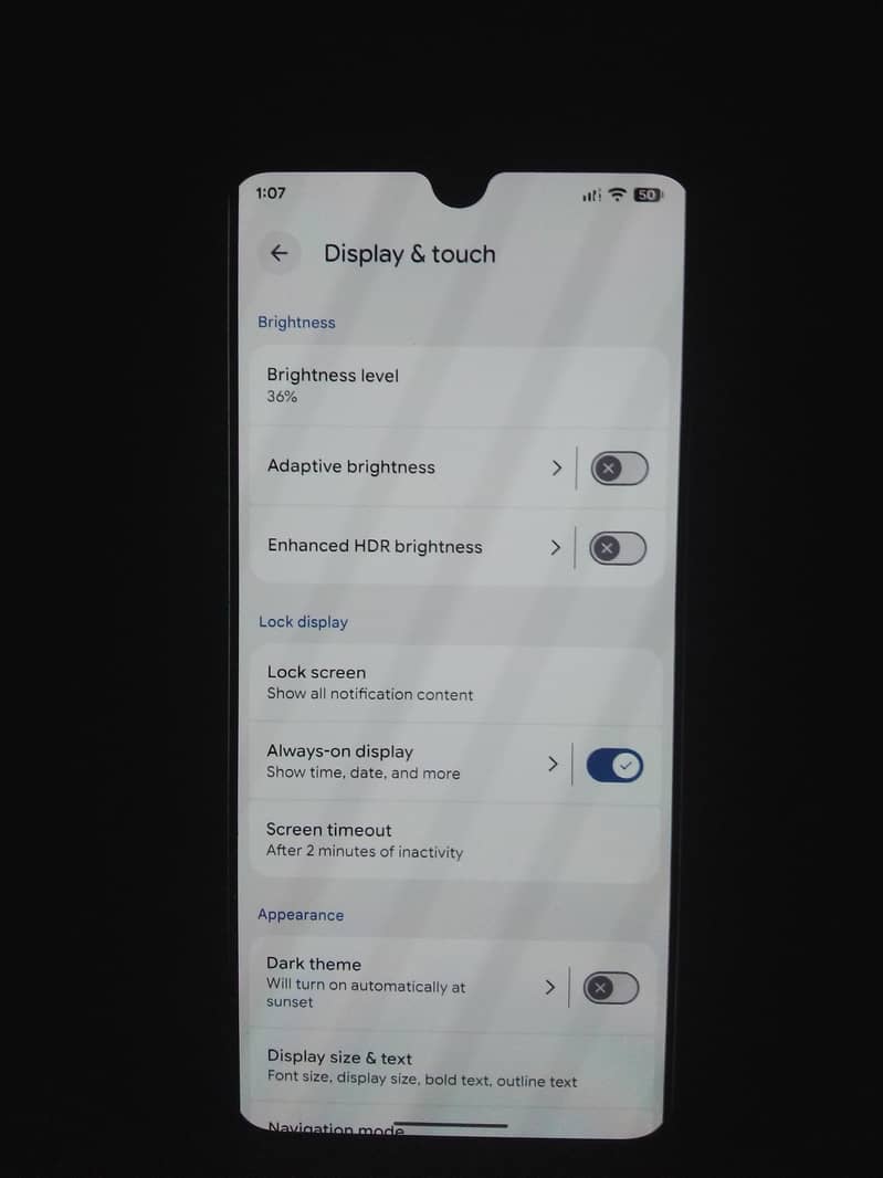 Google Pixel 7 (Panel Change 0