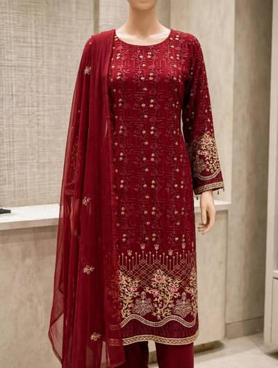 chiffon sale 2000 unstitched beautiful ladies suit