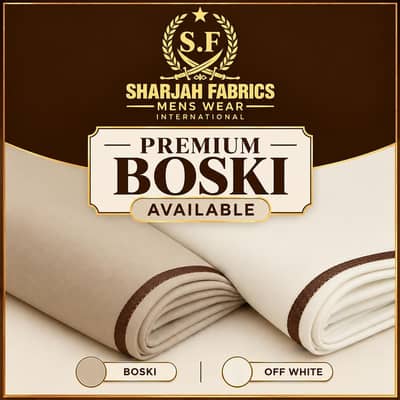Unstitched Premium Wash & Wear Boski
