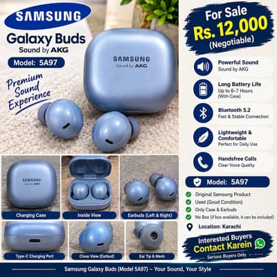 SAMSUNG Galaxy bud's pro 5A97 Sale