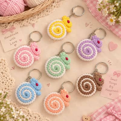 I am selling beautiful crochet keychain for sale