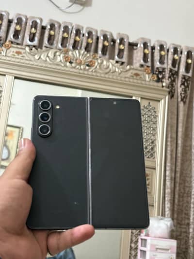 Samsung Mobile Z Fold 5 official pta with box cable cover