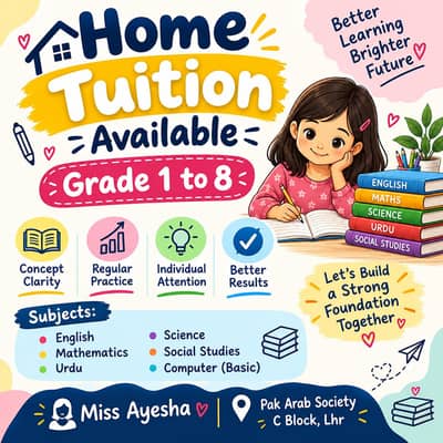 home tuition available