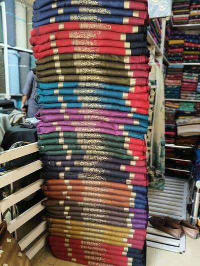 Mix brand dresses for winter season and 3D shawls