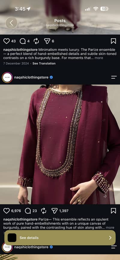 Naqshi branded suit
