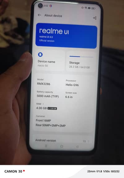 Realme Narzo 50