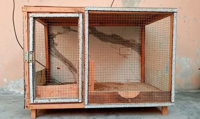 Wooden Cage Slightly Used