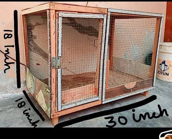 Wooden Cage Slightly Used — photo 2