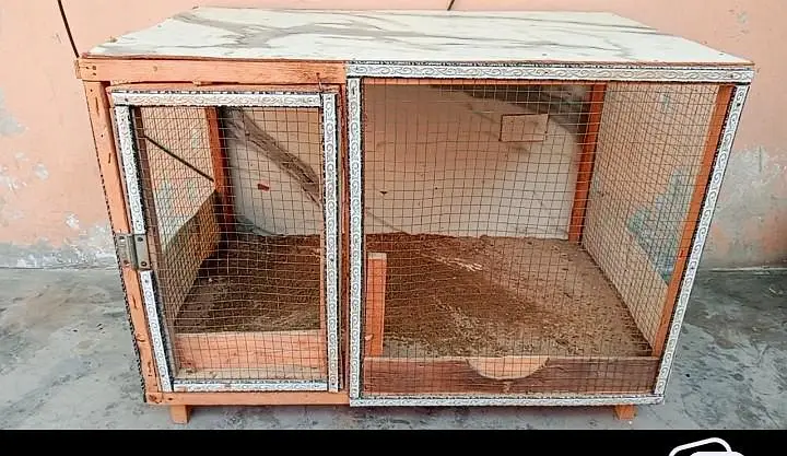 Wooden Cage Slightly Used — photo 3