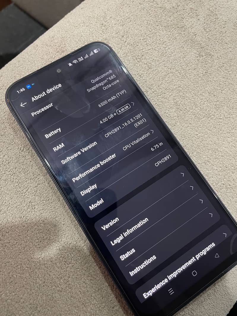 OPPO A6k 0