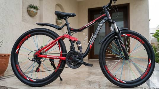 Rolex Italian Bicycle Gears cycle Full Suspension