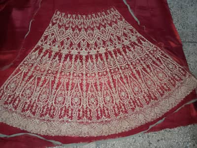 Unstitched Bridal Lengha