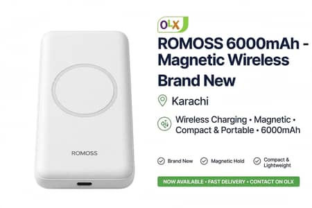 ROMOSS 6000MH magnetic Wireless power Bank