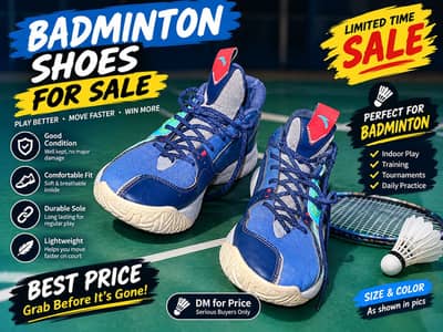 Badminton shoes