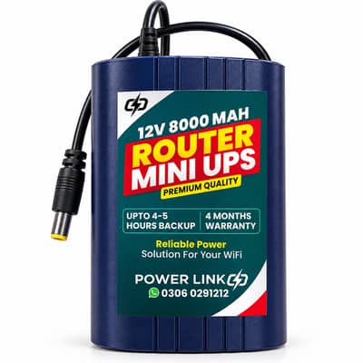 Wifi Router Mini UPS BACKUP 5 Hours + BACKUP