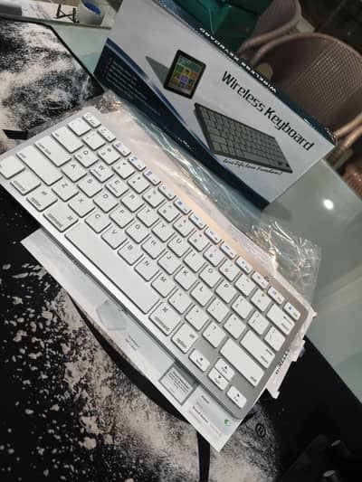 wireless flat keys Keyboard ( Bluetooth+Dongle )