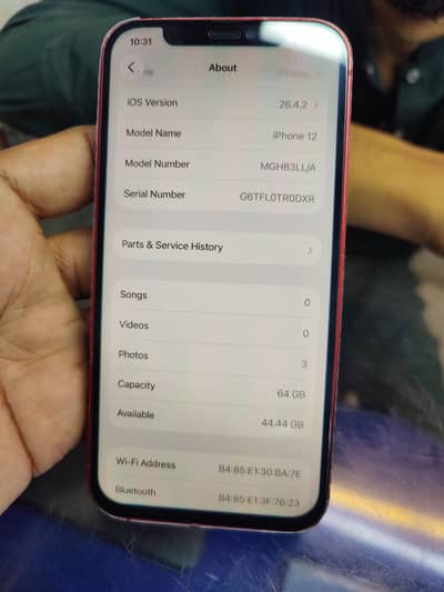 Apple iPhone 12 64 gb penol batry chng bh 100