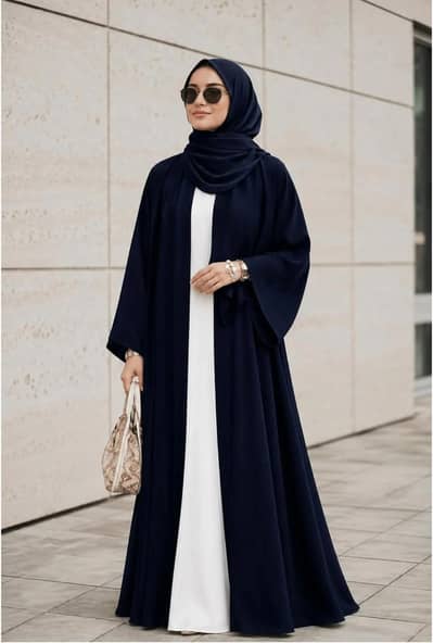 Modest NAVY Abaya for young