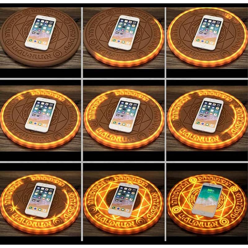 Magic Array Wireless Charger Fast Charging Pad - Yellow 2
