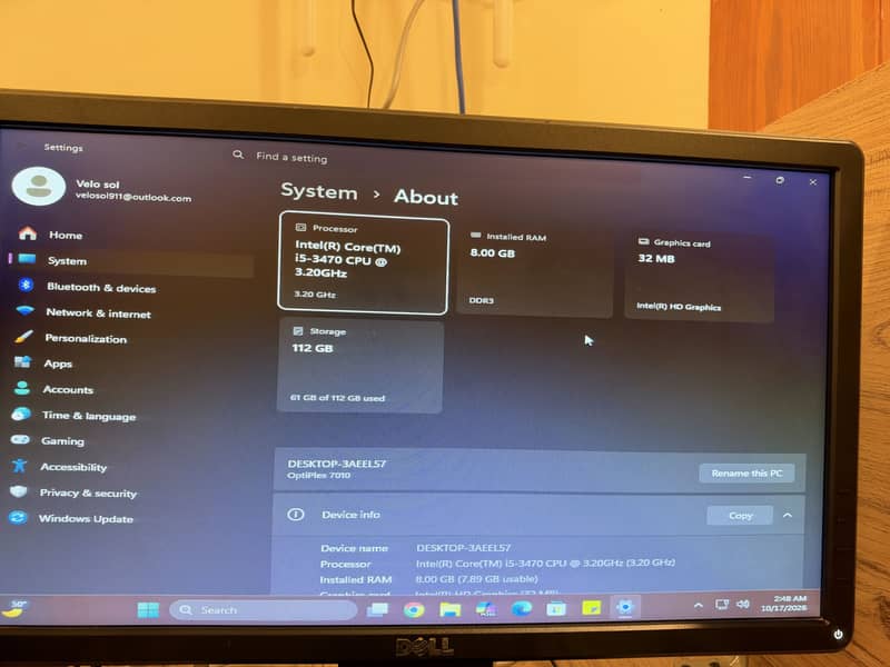 Core i5 3rd generation 8/128 3
