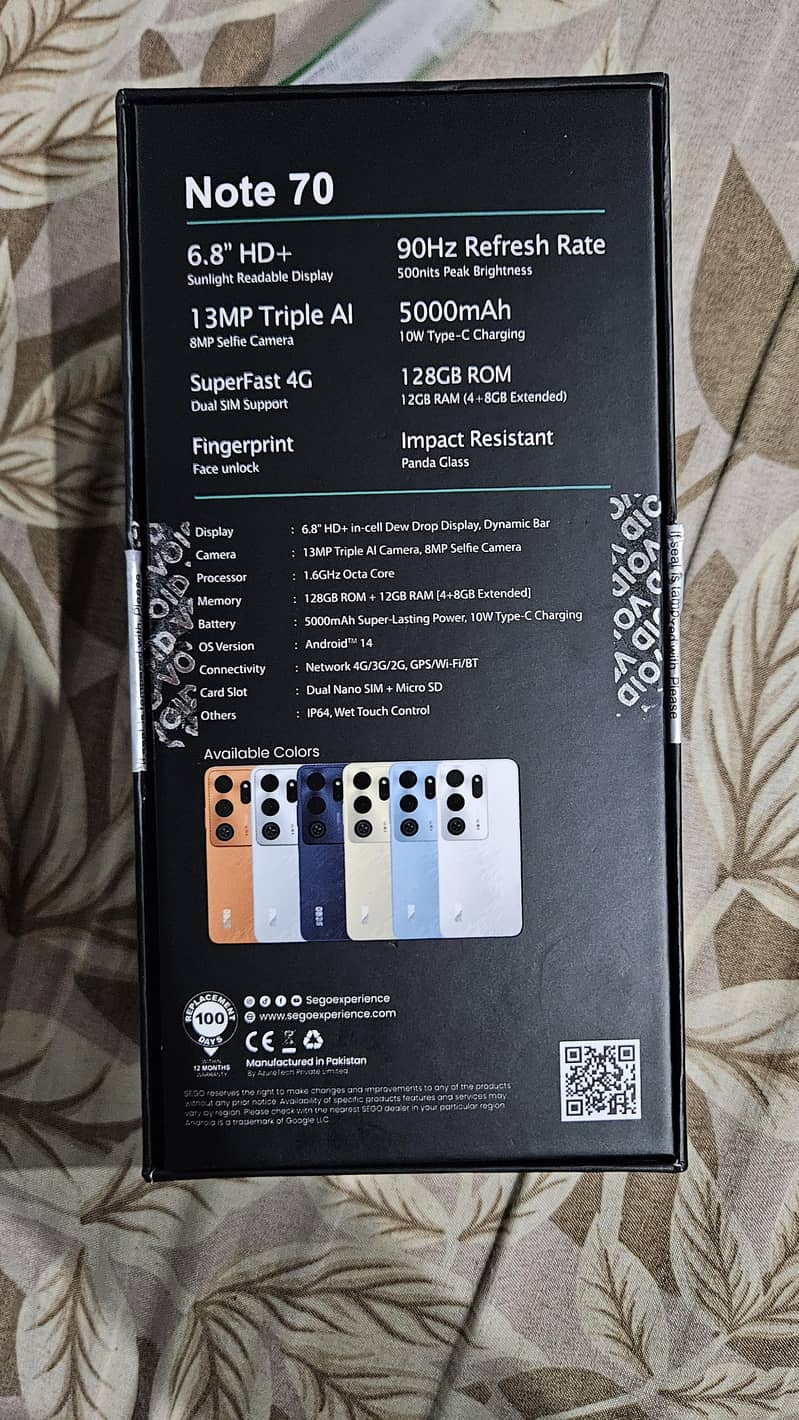 SEGO Note 70 5