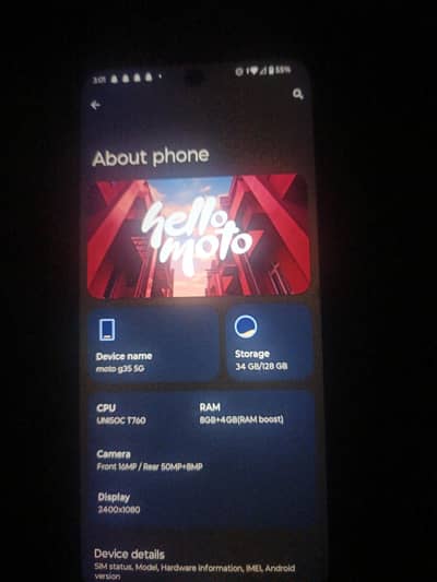 Motorola Moto G35