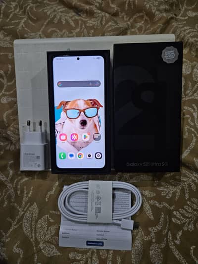 Samsung Mobile S21 Ultra 12/256 Dual Physical Official PTA 100X Zoom