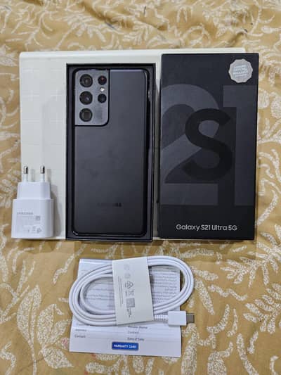 Samsung Mobile S21 Ultra 12/256 Dual Physical Official PTA 100X Zoom
