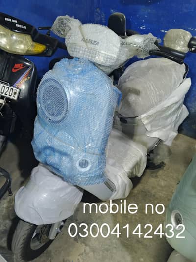 ramza yaari plus brand new scooties  available contact at 0300 4142432
