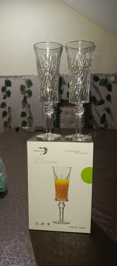 premium 2 glass set box