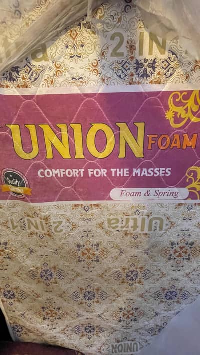 New Union Foam-Mattress 6×6.5 ft | Excellent Condition || Almost New