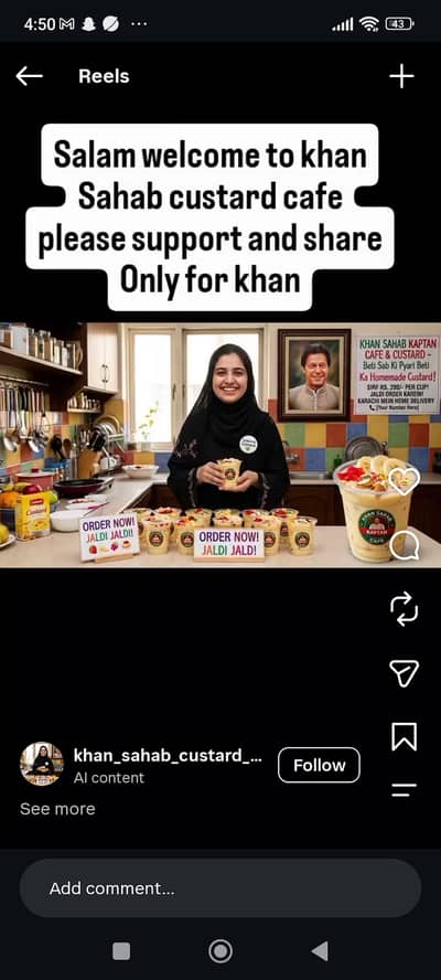 Poray karachi aisa custurd tasty or reasonable price meinHain minimum