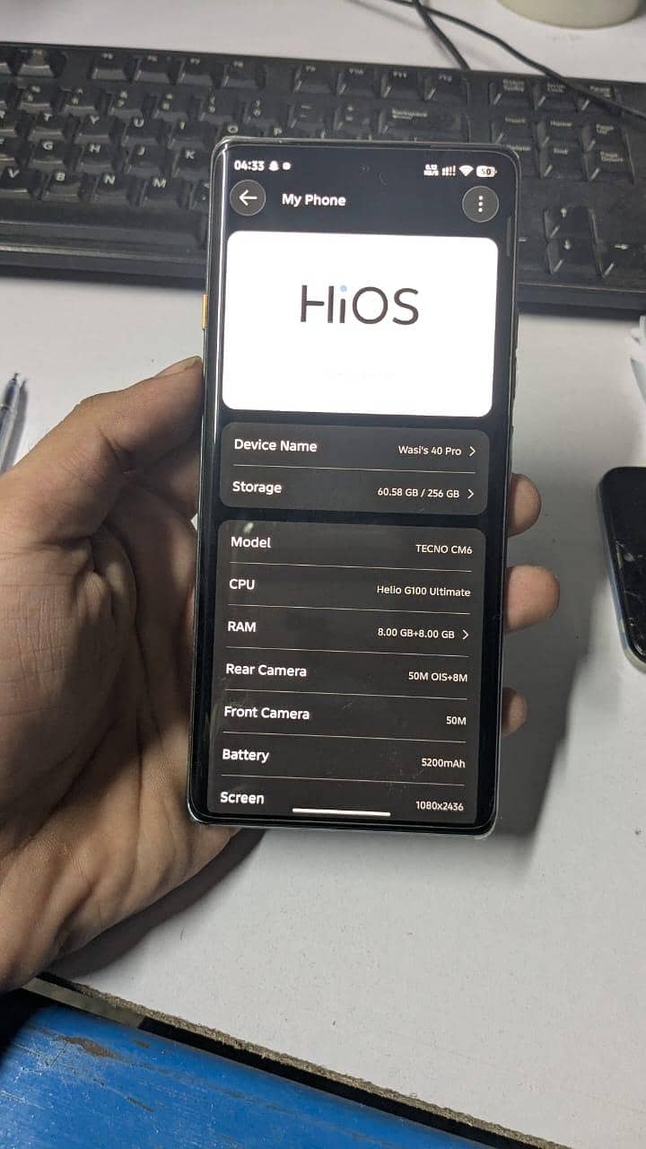 Tecno CAMON 40 Pro 6