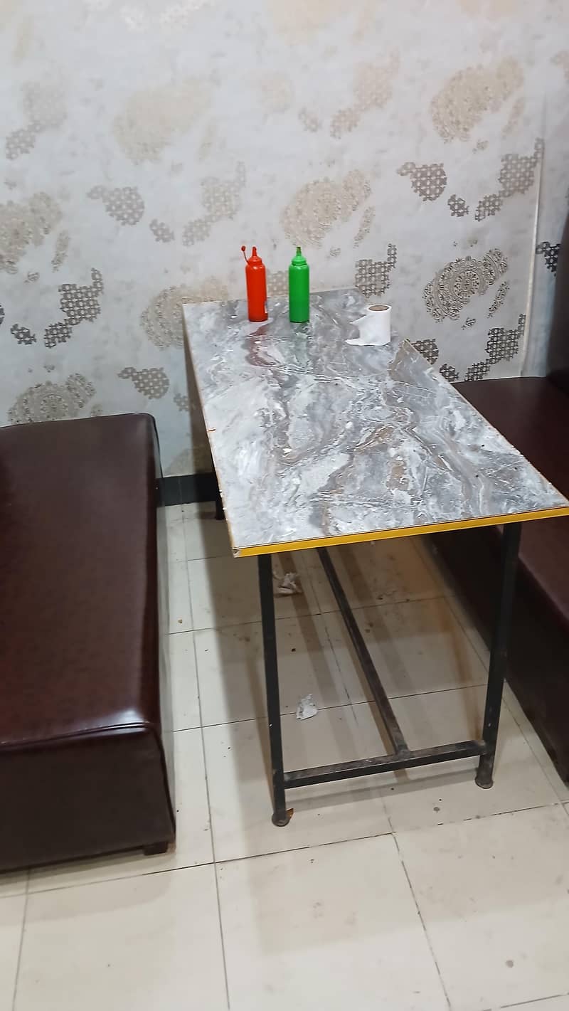3 Seater Sofas With Tables For Restaurant 1