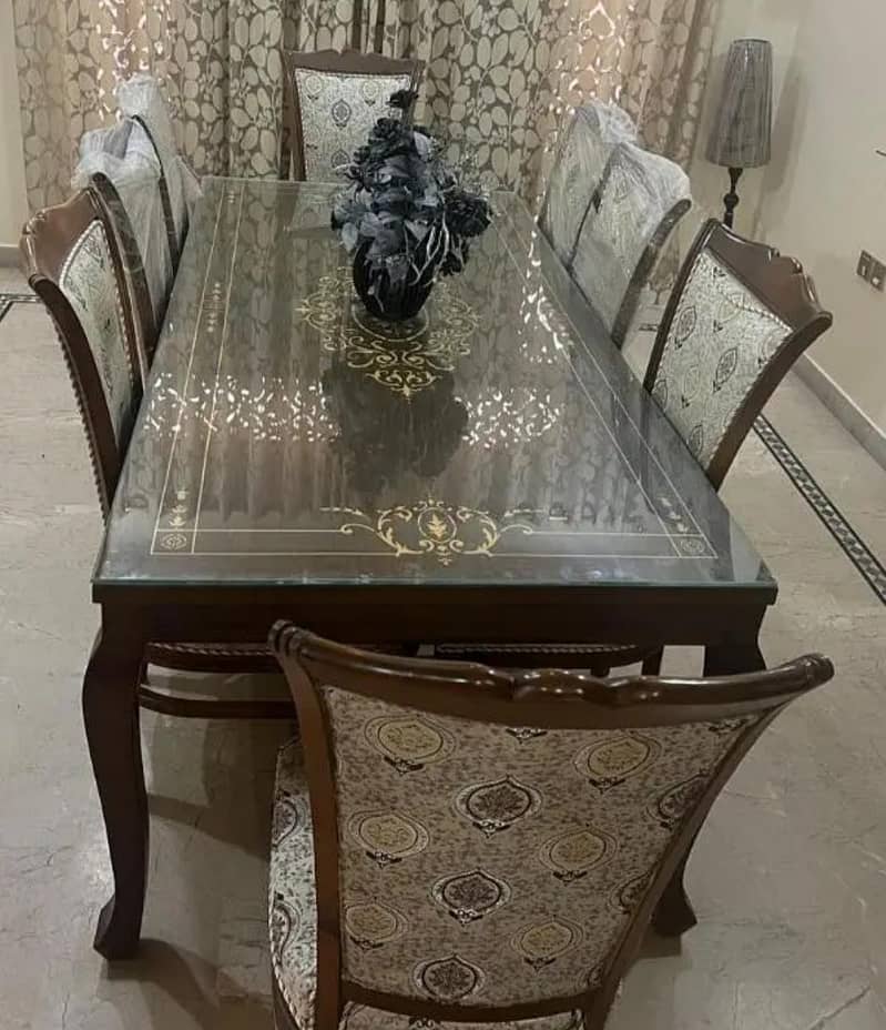 Dining table with Eight chairs 1