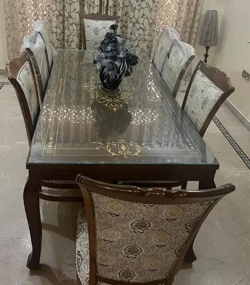 Dining table with Eight chairs 3