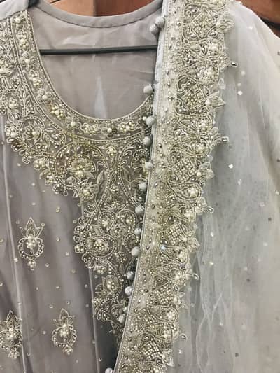 Bridal maxie silver colour