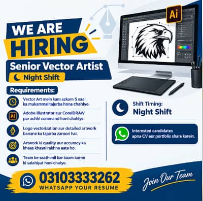 Senior Vector Artist – Night Shift