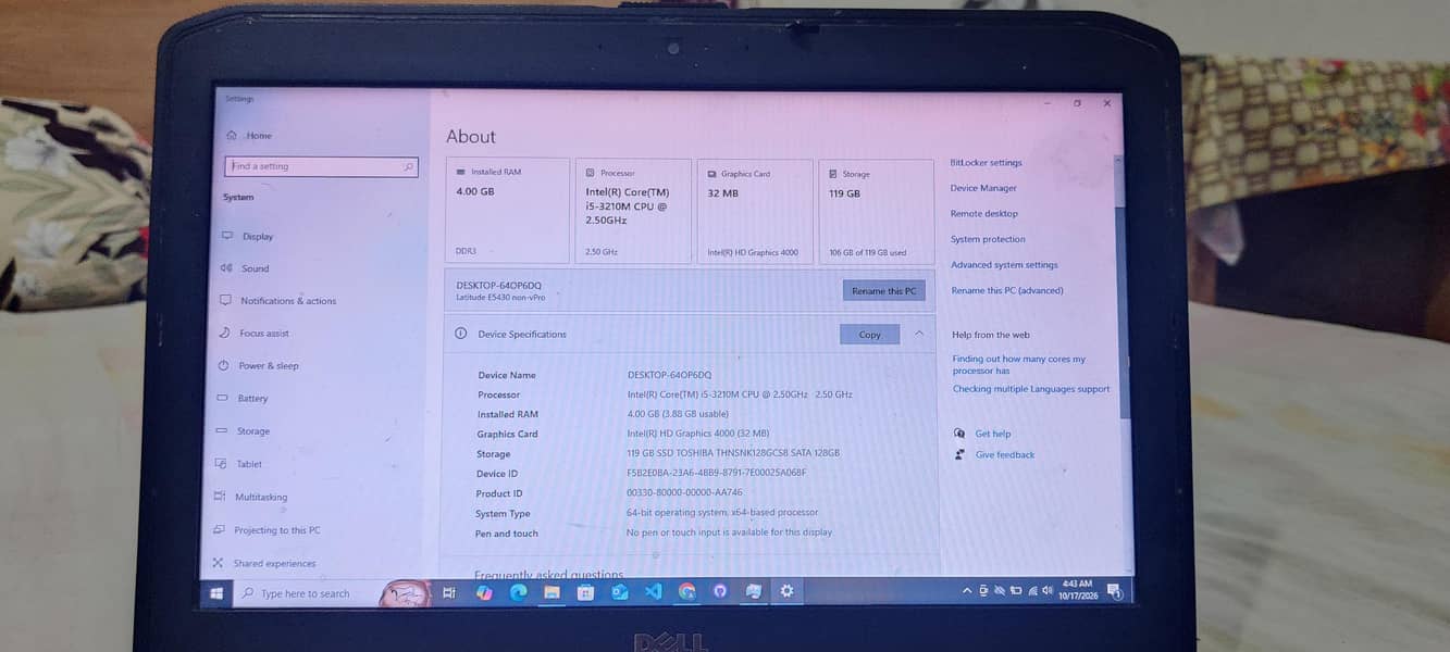 Dell latitude E3430 4
