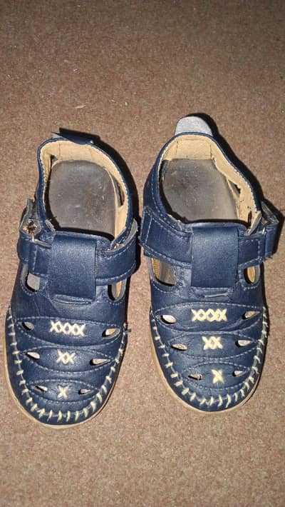 Baby Boy Navy Blue Sandal - Size 1-2 Years - Soft and Comfortable