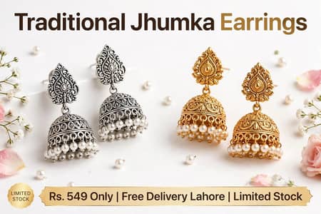 traditional gold jhumka earrings new design