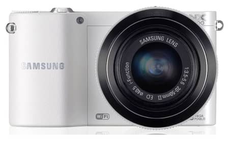 Samsung NX1000 20MP Mirrorless Camera With 20-50mm Lens - WiFi