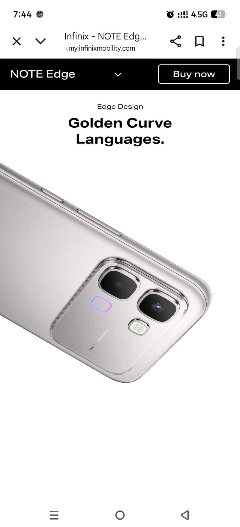 Infinix note edge 2