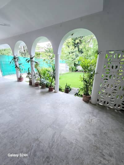 Beautiful Fully Furnished Ground Portion For Foreigners With Lawn And Separate Gate