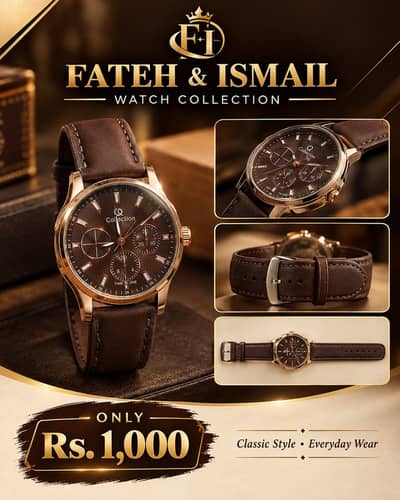 Premium Stylish Watches for Men | FATEH & ISMAEL