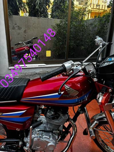 Honda 125 CG bike document clear