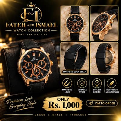 Premium Stylish Watches for Men | FATEH & ISMAEL