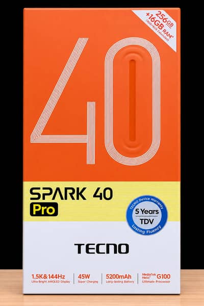 Tecno Spark 40 pro plus 8+8/256 GB